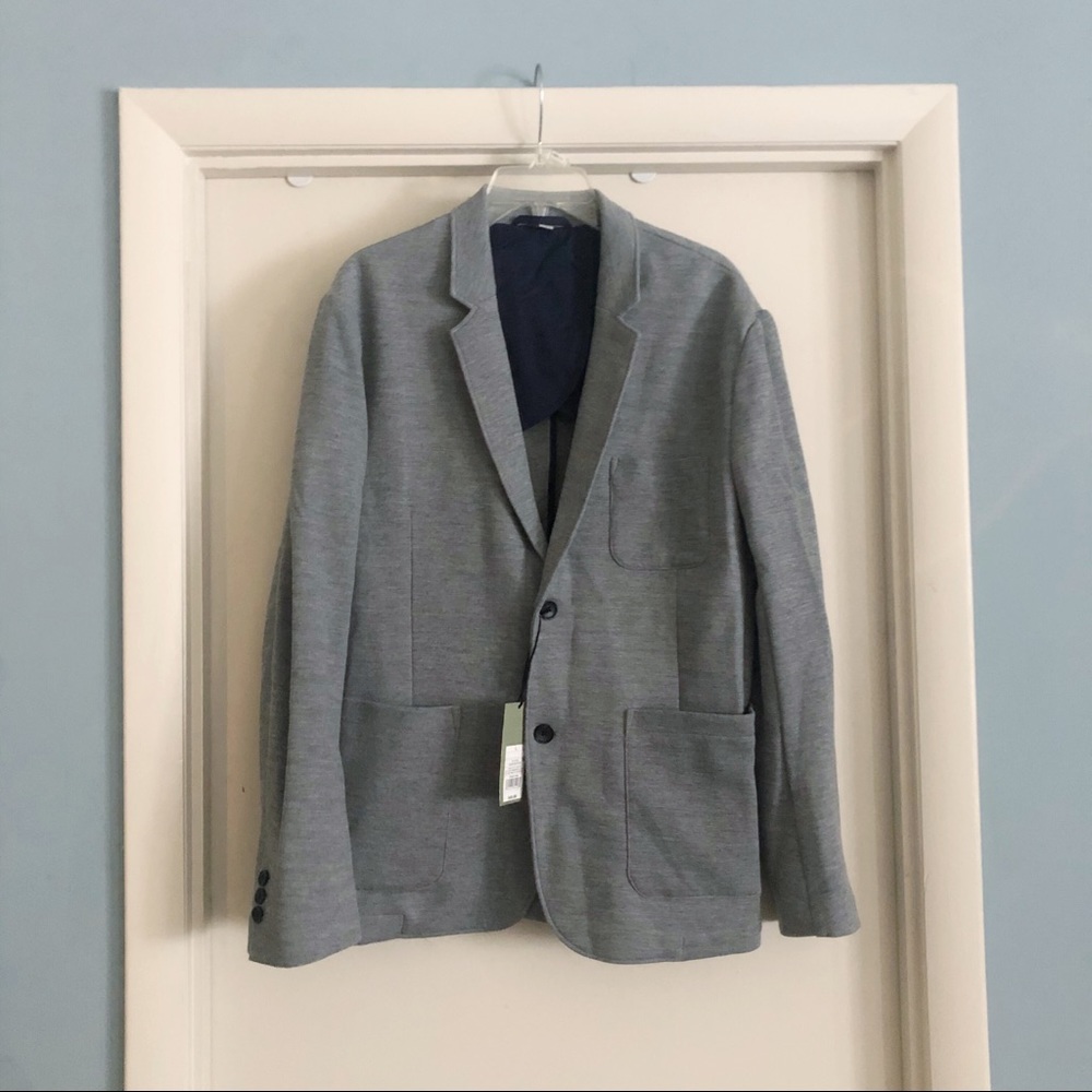 NWT Gray Men’s Knit Blazer